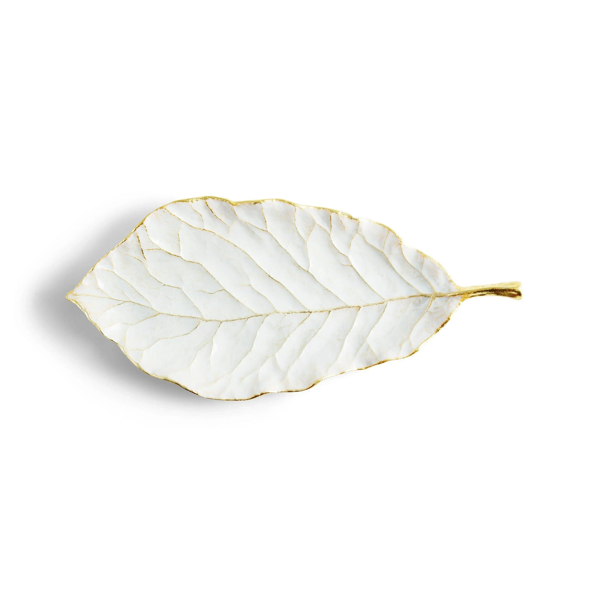 Michael Aram Winter Leaves Magnolia Dish Decorative Tray, alternate view
