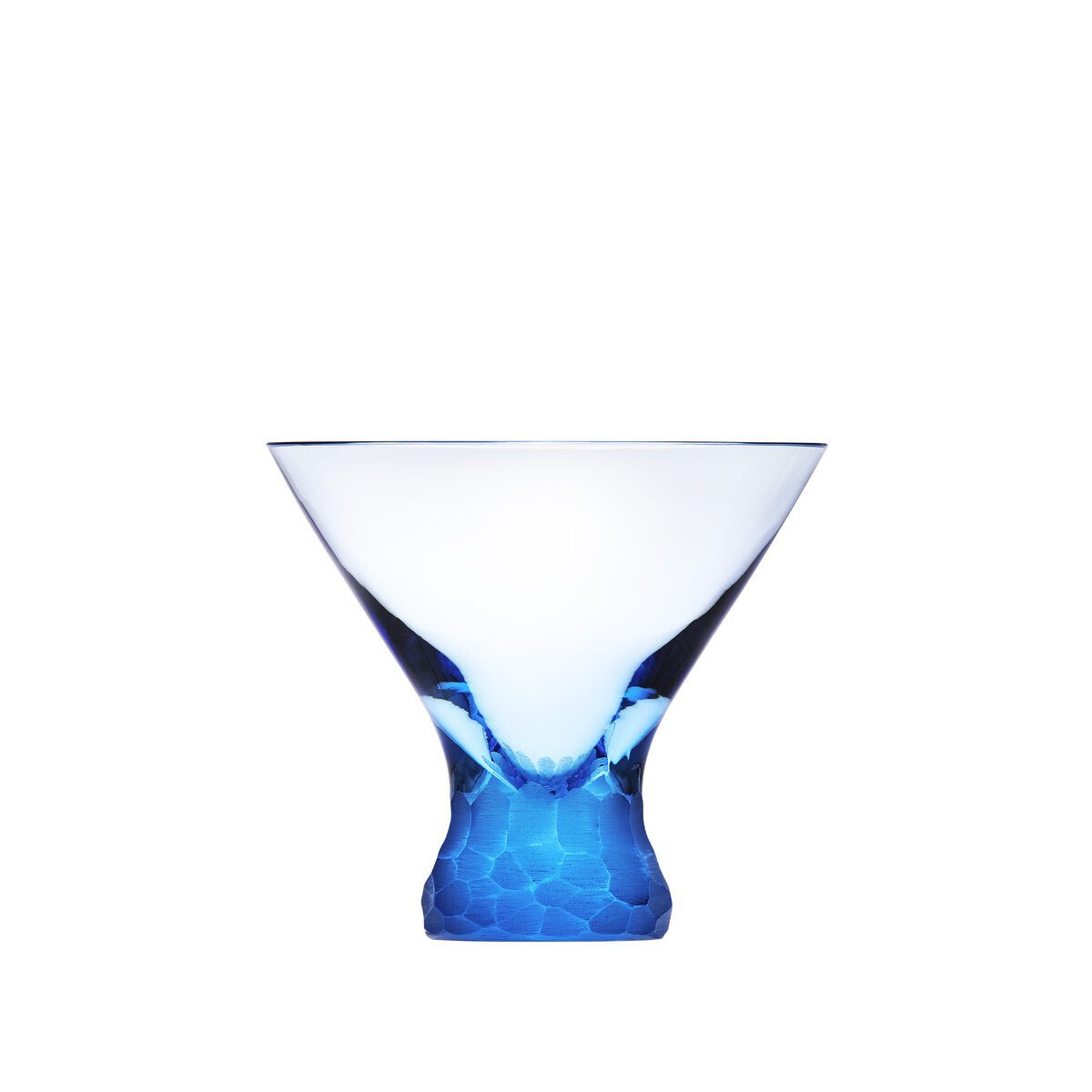 Moser Fluent Pebbles Cocktail Glass 250 ml in Aquamarine