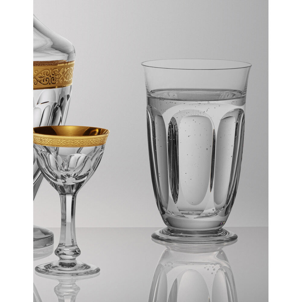 Moser Lady Hamilton Water Glass 360 ml in a styled setting