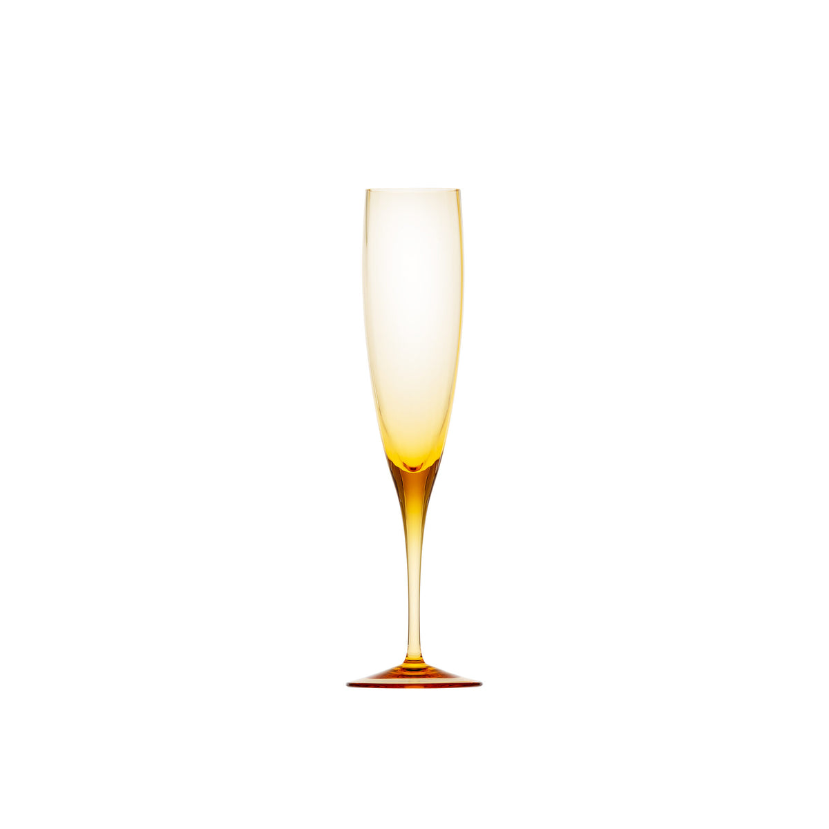 Moser Optic Champagne Glass 200 ml in Topaz