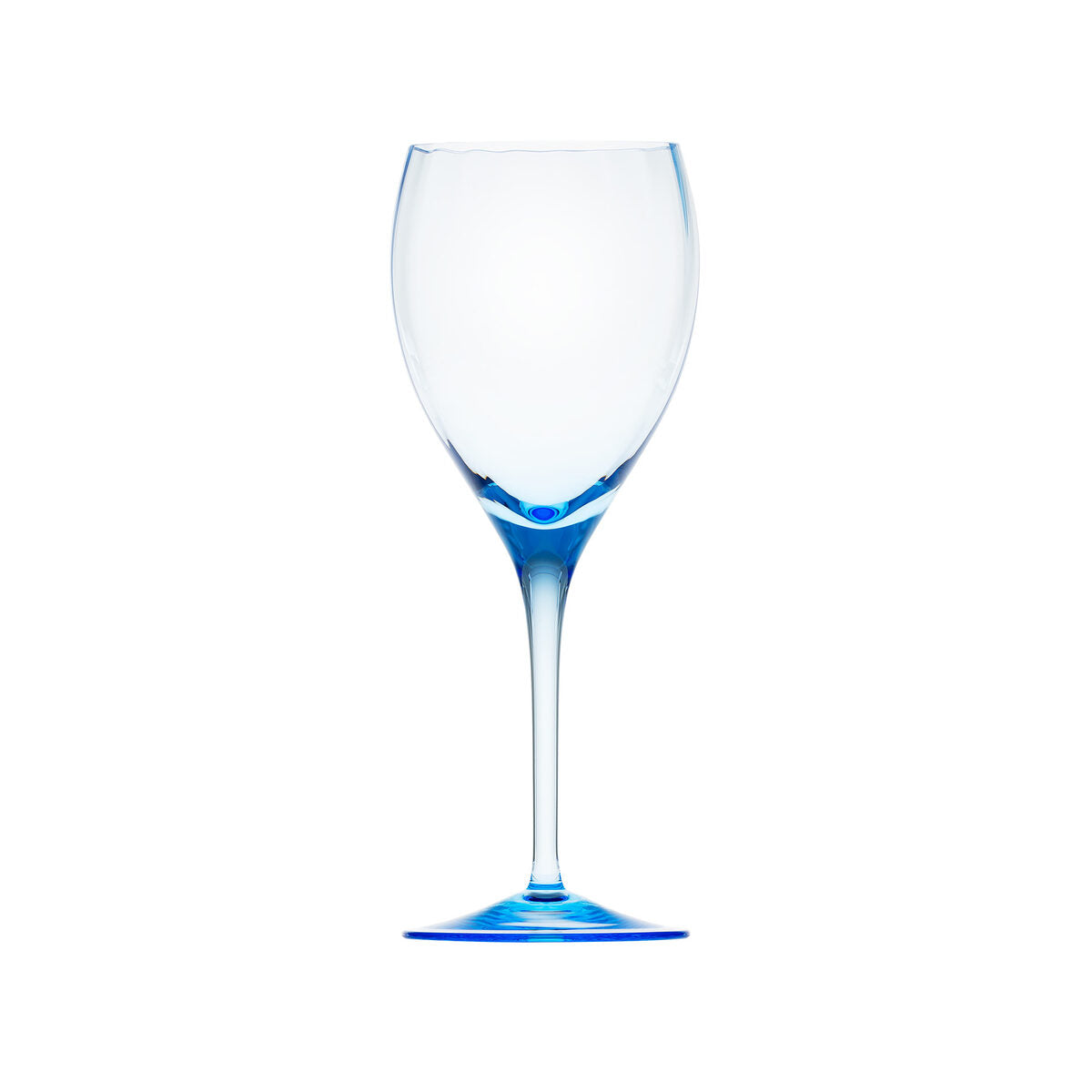 Moser Optic Wine Glass 350 ml in Aquamarine