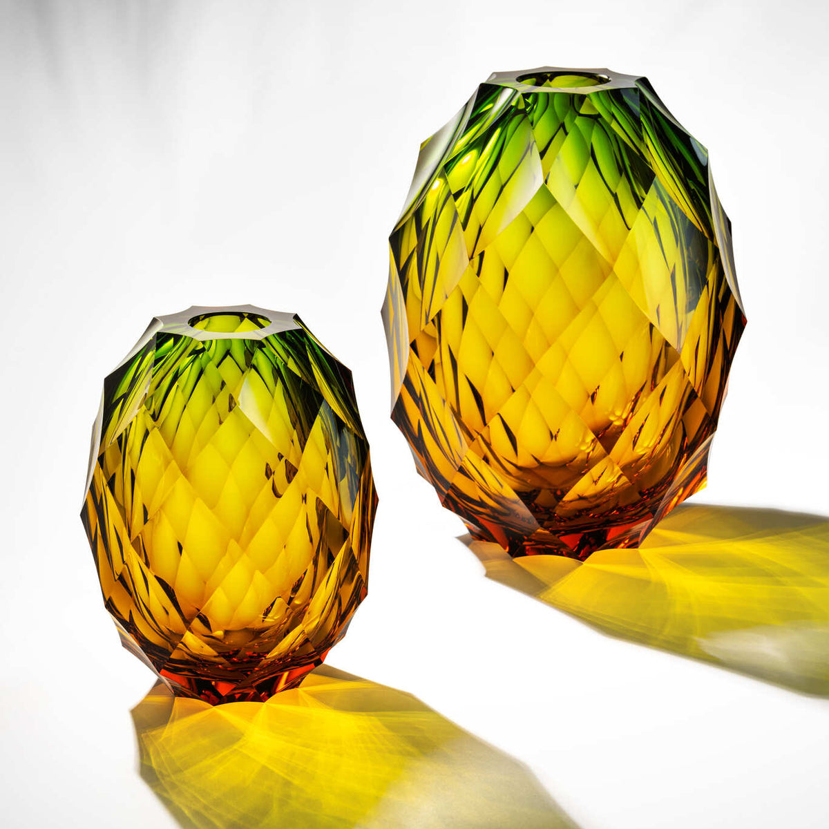 Moser Pineapple Vase 21 cm in a styled setting