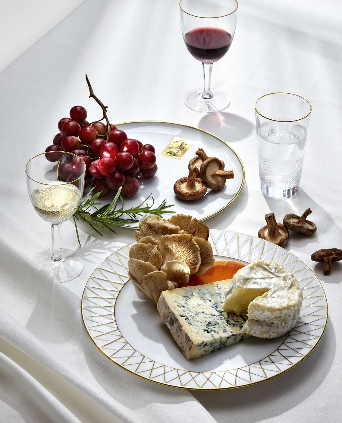Moser Royal Long Drink Glass 300 ml in a styled setting