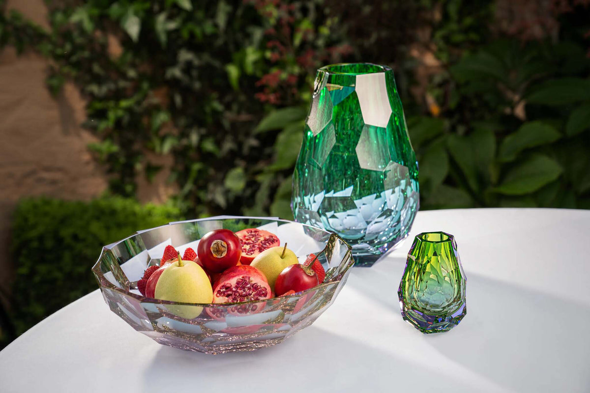 Moser Stones Vase 13 cm in a styled setting