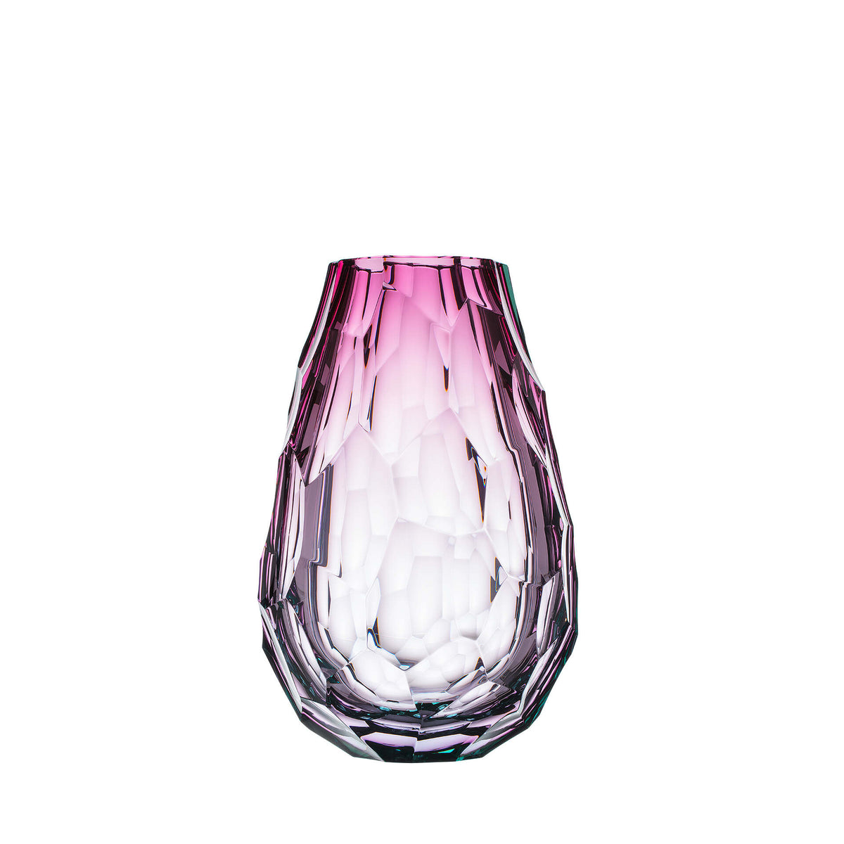 Moser Stones Vase 31 cm in Beryl Rose