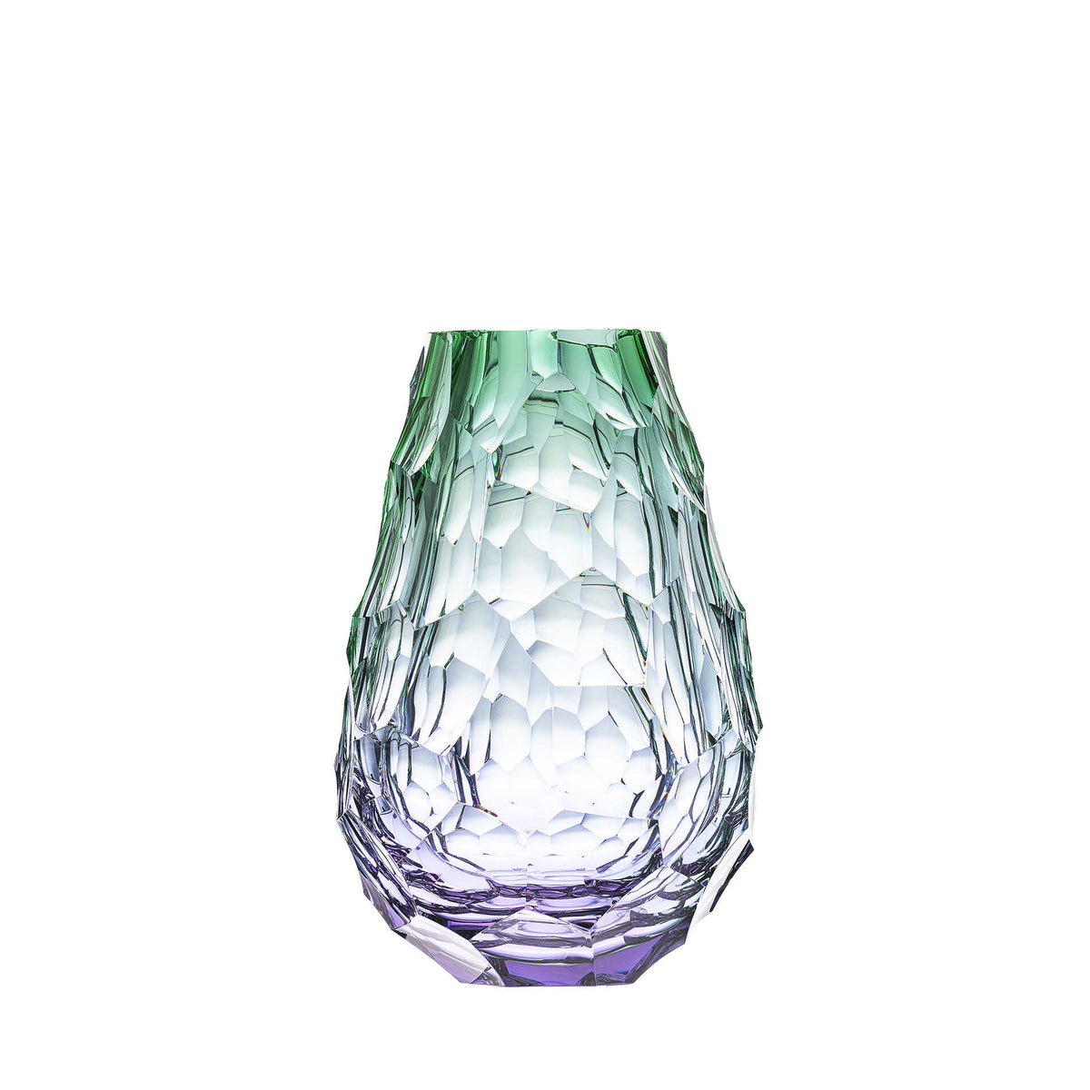 Moser Stones Vase 31 cm in Alexandrite Green