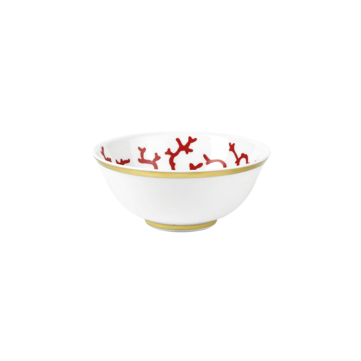 Raynaud Cristobal Red Soup Bowl, 4 3/4 In, 8 1/2 oz