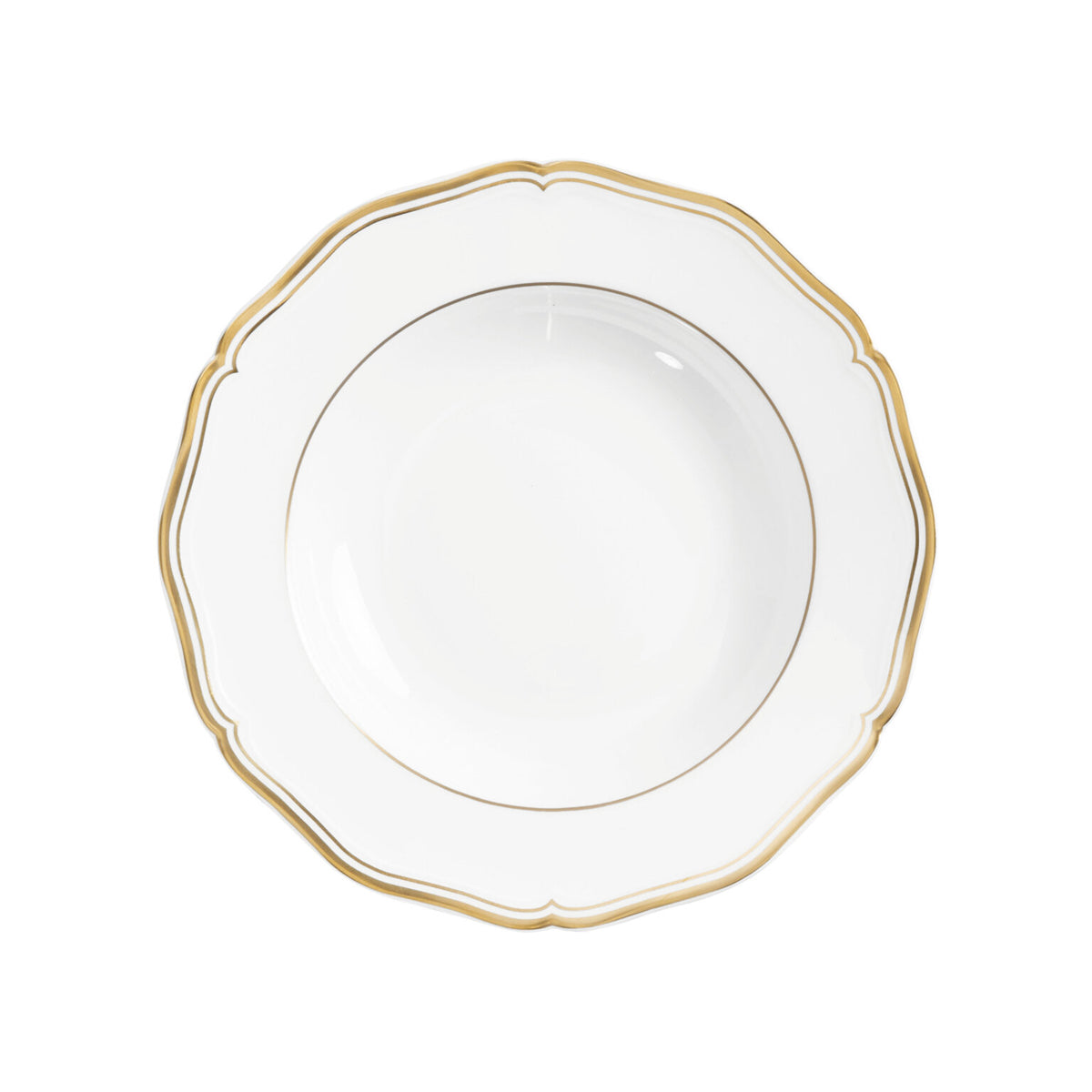Raynaud Mazurka Gold Soup Plate, 9 In, 6 oz