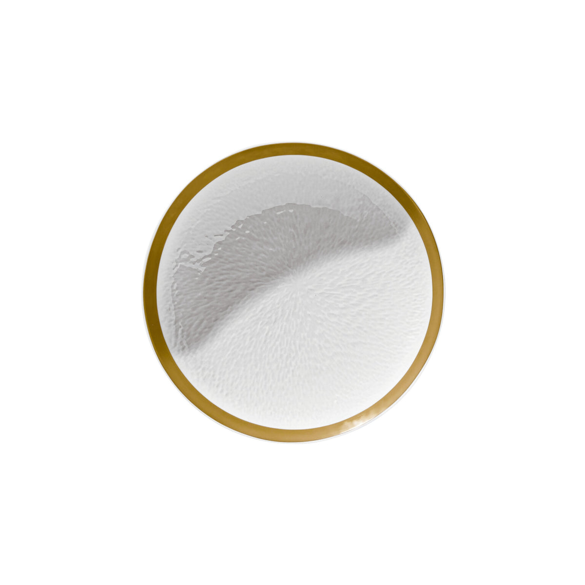 Raynaud Mineral Gold Breakfast Plate Deep, 6 3/4 In, 11 3/4 oz