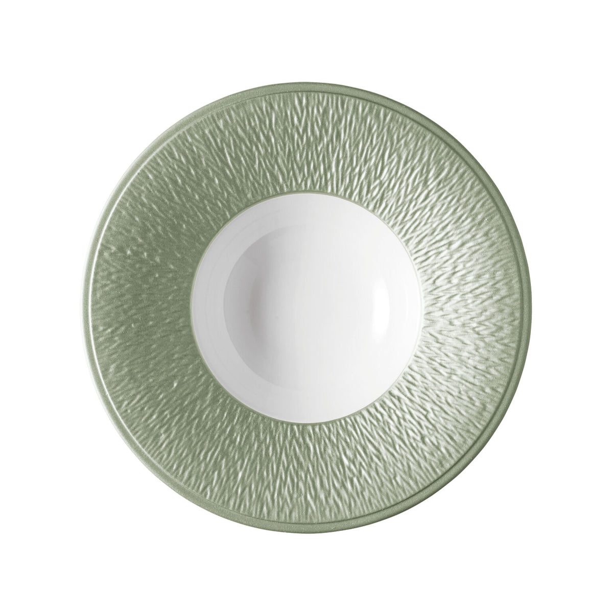 Raynaud Mineral Irise Celadon Soup Plate, 9 In, 6 oz
