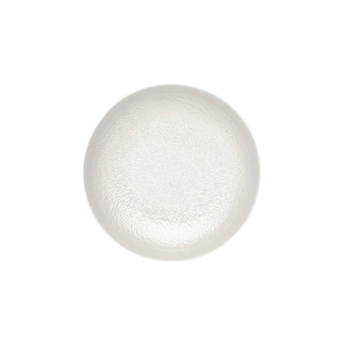 Raynaud Mineral Irise Pearl Gray Breakfast Plate Deep, 6 3/4 In, 11 3/4 oz