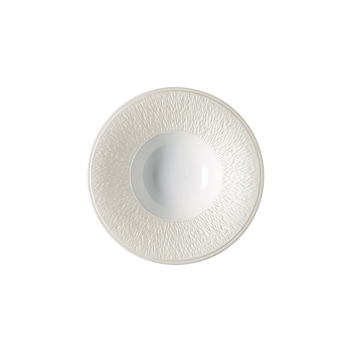 Raynaud Mineral Irise Pearl Gray Soup Plate, 9 In, 6 oz
