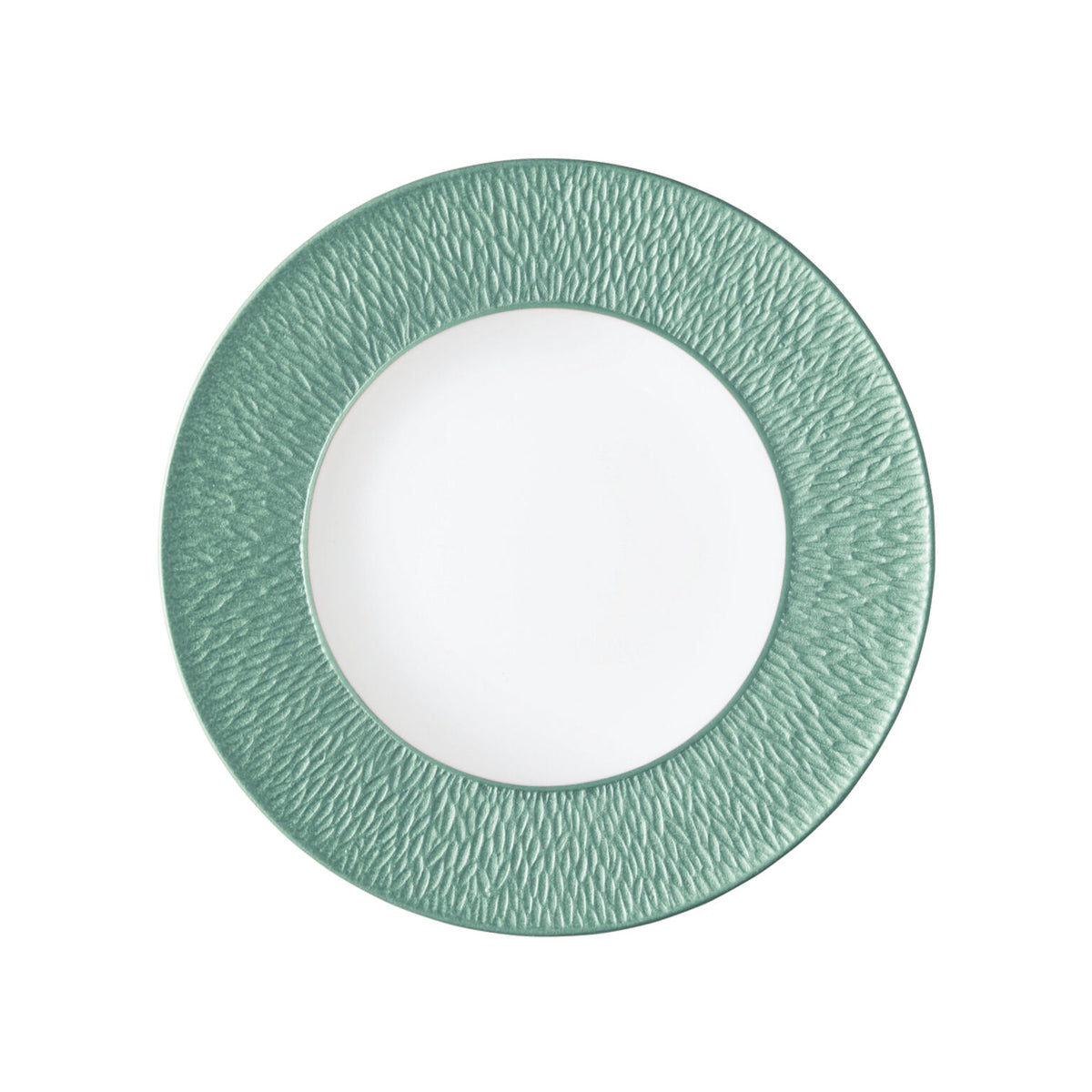 Raynaud Mineral Irise Turquoise Plate Flat, 8 3/4 in