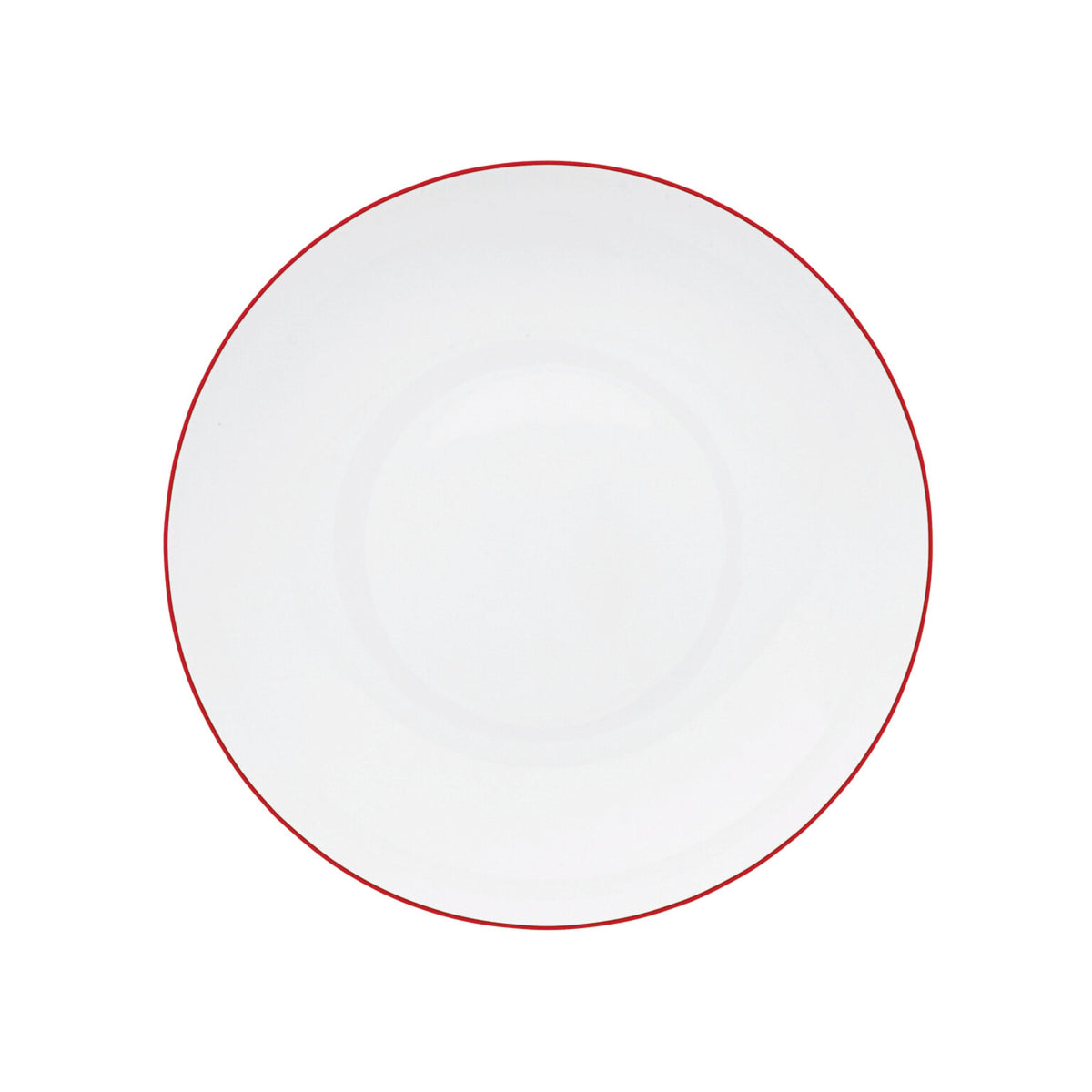 Raynaud Monceau Red Soup Plate, 8 3/4 In, 20 1/4 oz