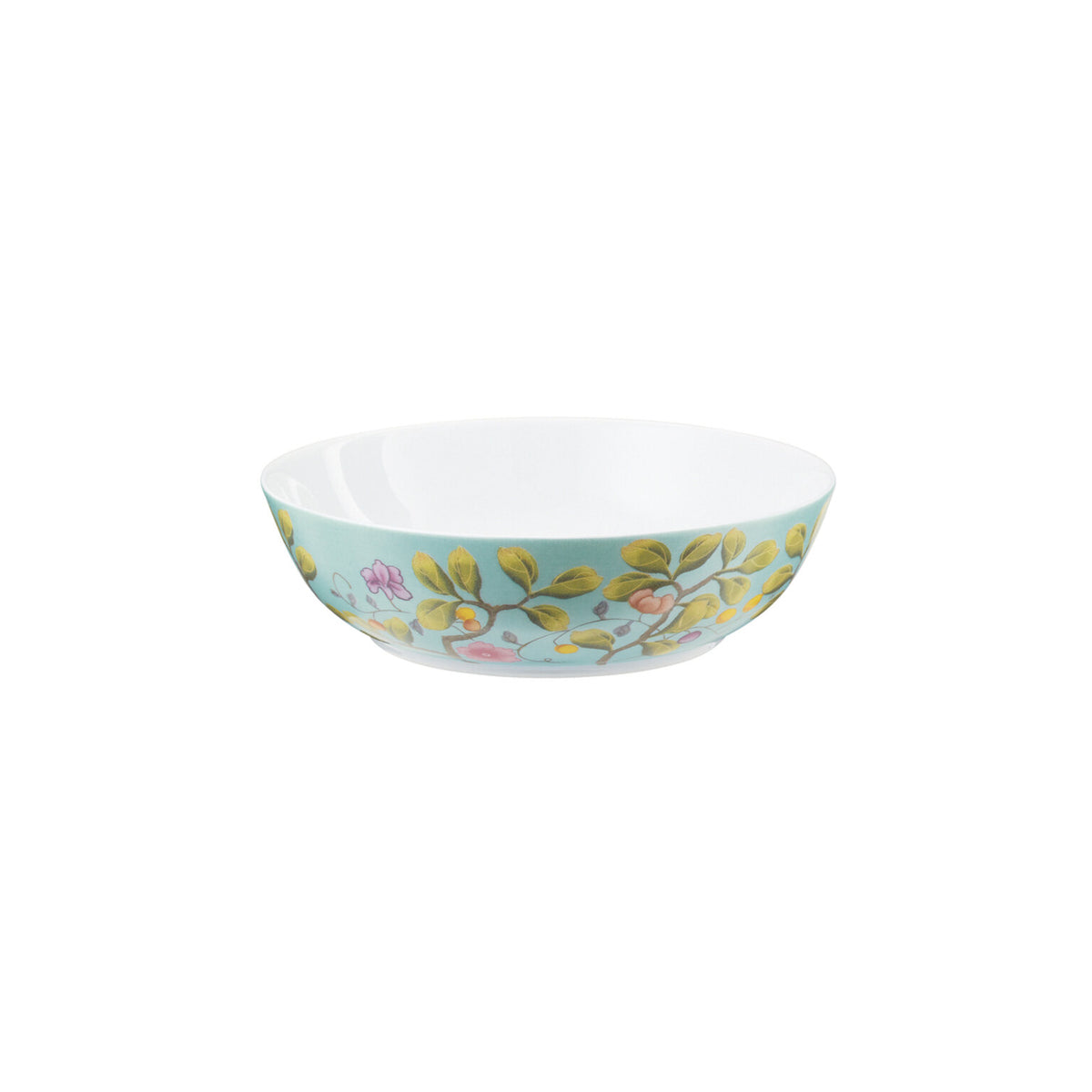Raynaud Paradis Turquoise Breakfast Plate Deep, 6 3/4 In, 11 3/4 oz