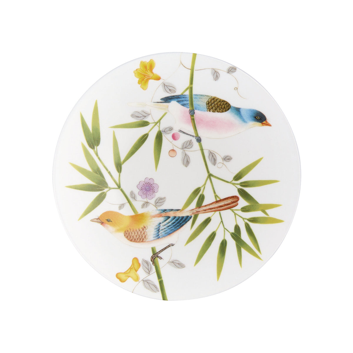 Raynaud Paradis White Dessert Plate, 8 3/4 in – Motif 2