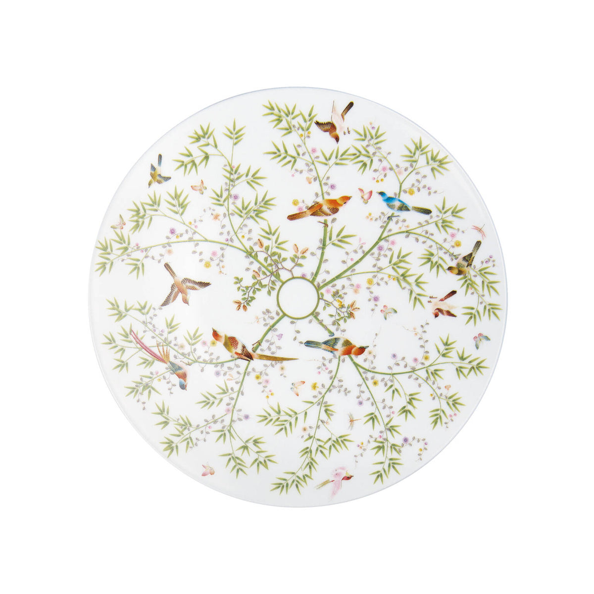 Raynaud Paradis White Dessert Plate, 8 3/4 in – Motif 1