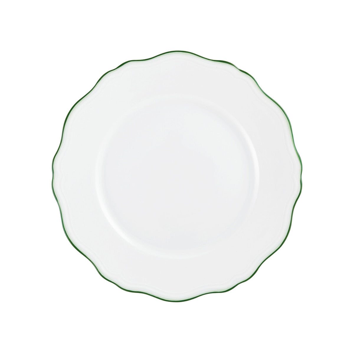 Raynaud Touraine Double Filet Vert Dessert Plate, 8 3/4 in