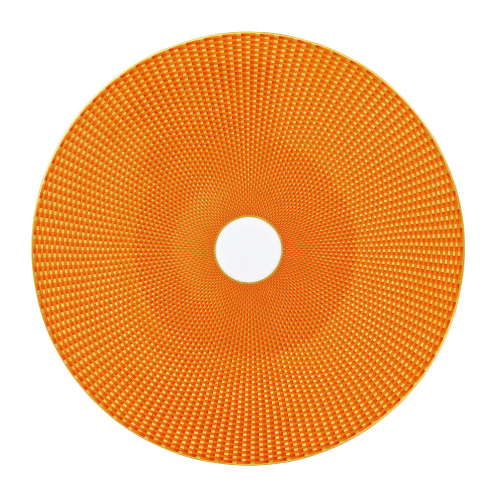 Raynaud Tresor Orange Buffet Plate, 12 1/2 in