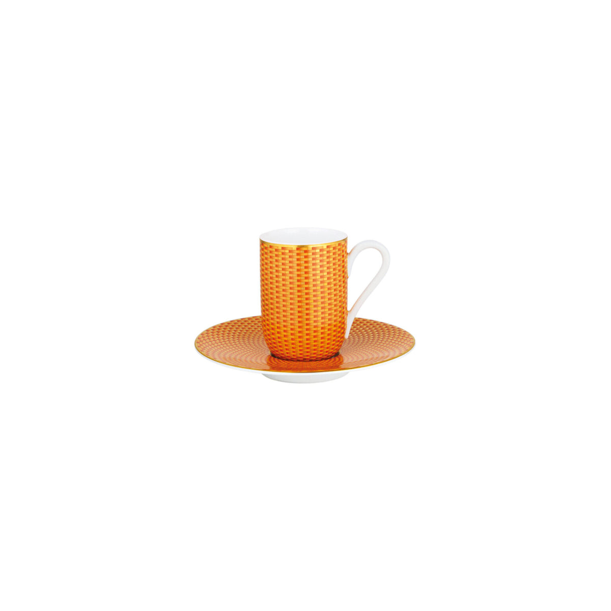 Raynaud Tresor Orange Coffee Set, 2 1/4 In, 4 oz