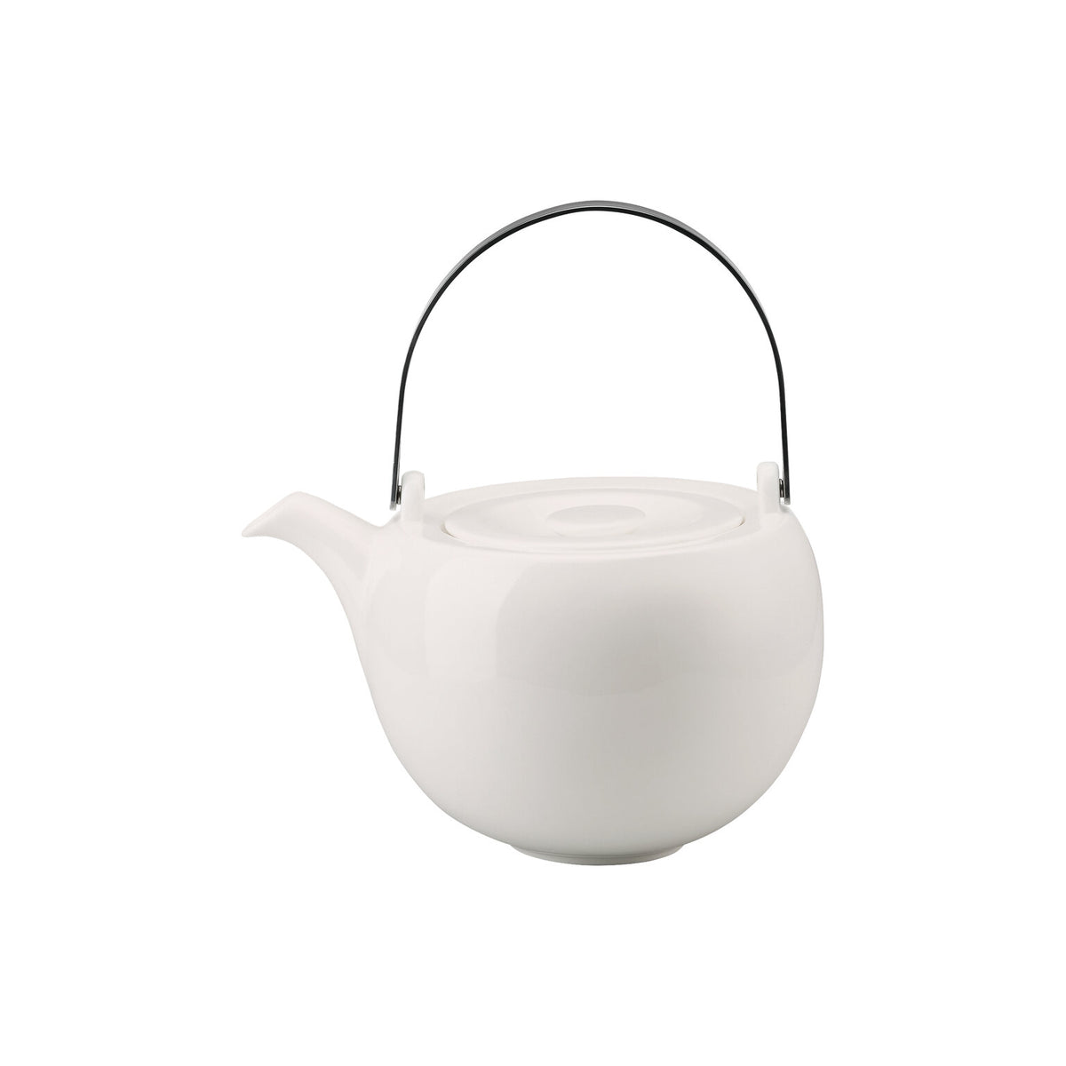 Rosenthal Brillance Bone China White Combi Pot, Metal Handle