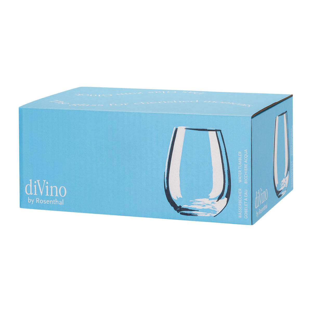 Rosenthal DiVino Clear Water Glass, 15 Oz, Set of 6, view 2