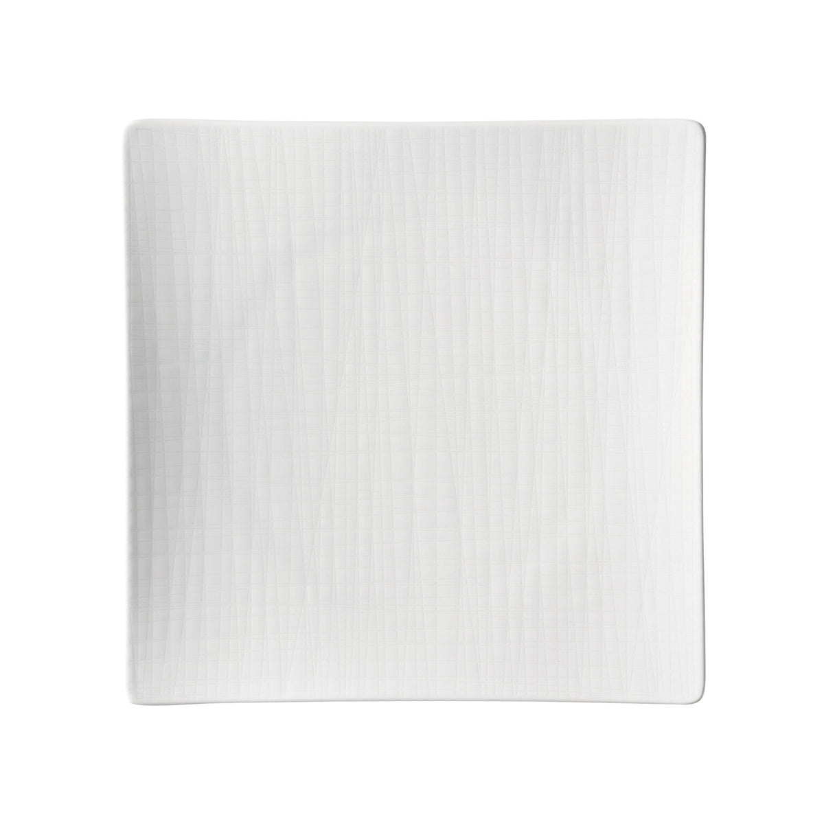 Rosenthal Mesh White Plate Flat, 10 1/2 in, Square
