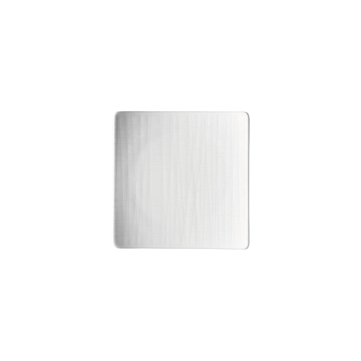 Rosenthal Mesh White Plate Flat, 5 3/4 in, Square