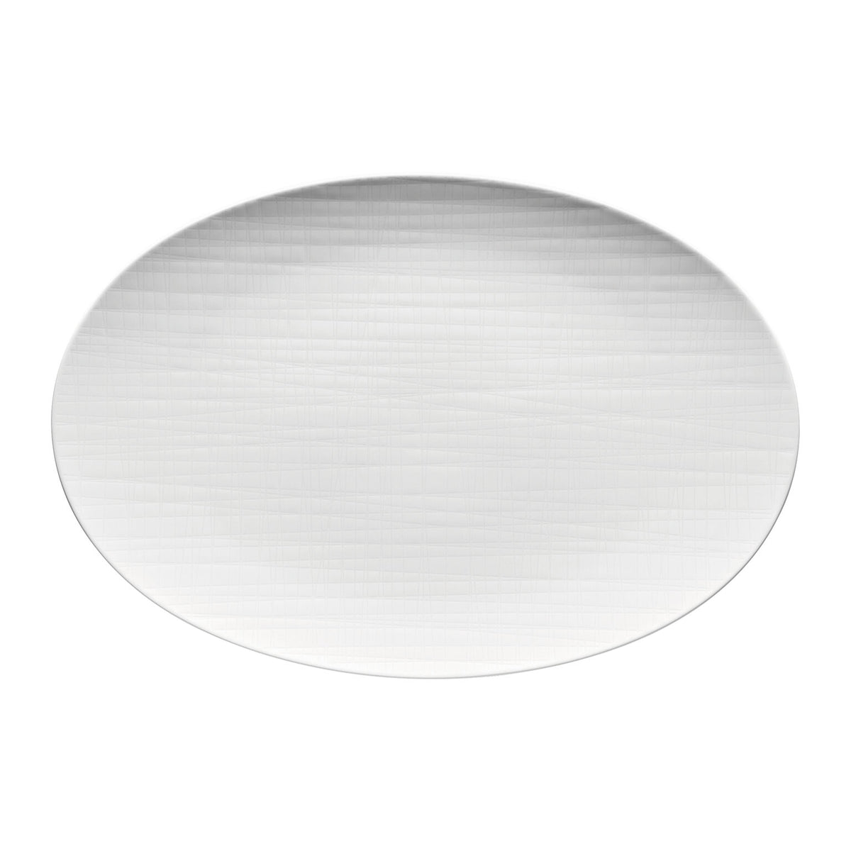 Rosenthal Mesh White Platter, 13 1/2 in, Oval