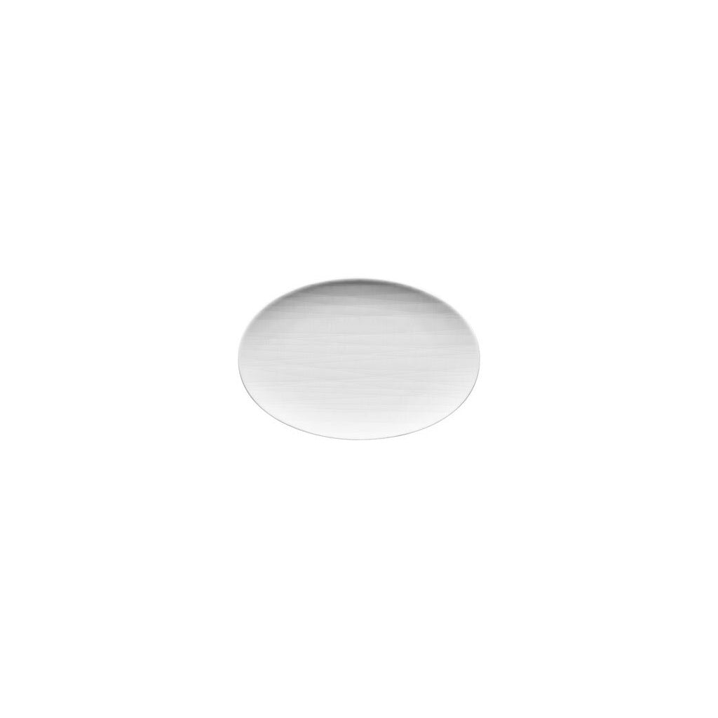Rosenthal Mesh White Platter, 7 in, Oval