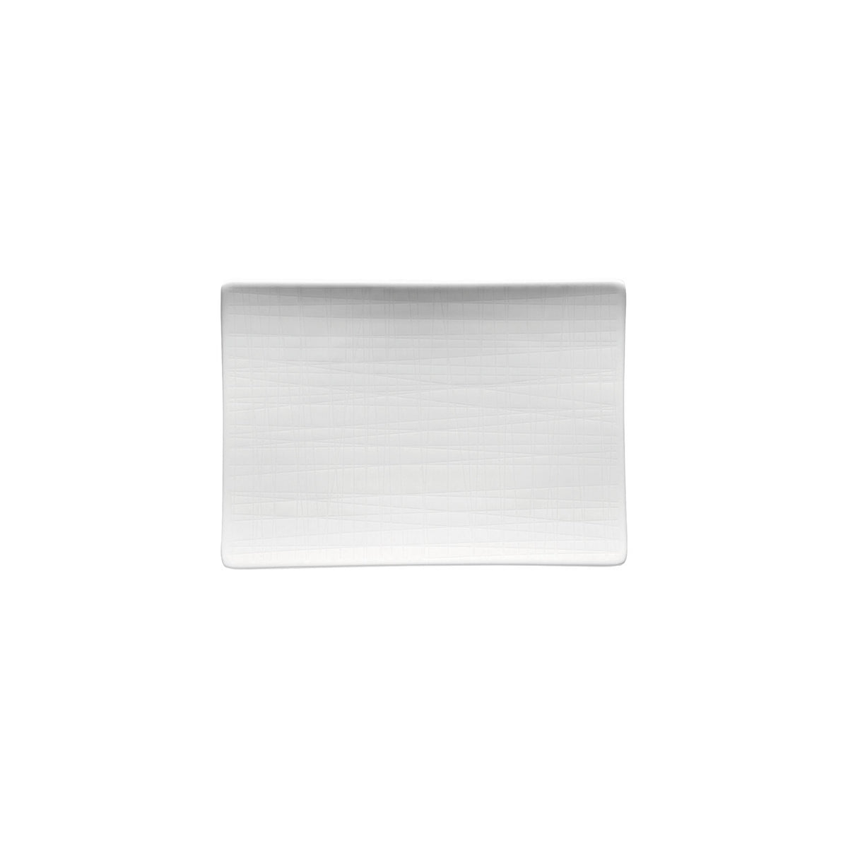 Rosenthal Mesh White Platter, 7 in, Rectangular