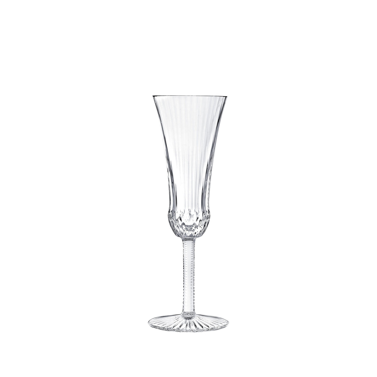 Saint-Louis Apollo Champagne Flute on a white background