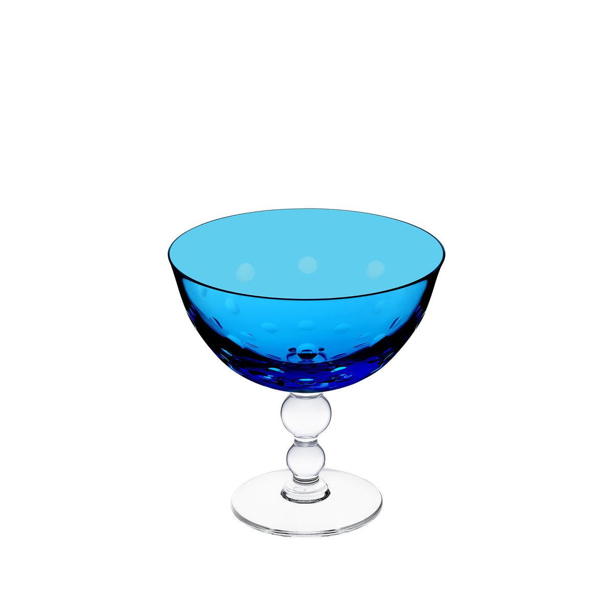 Saint-Louis Bubbles Footed Cup, view 5