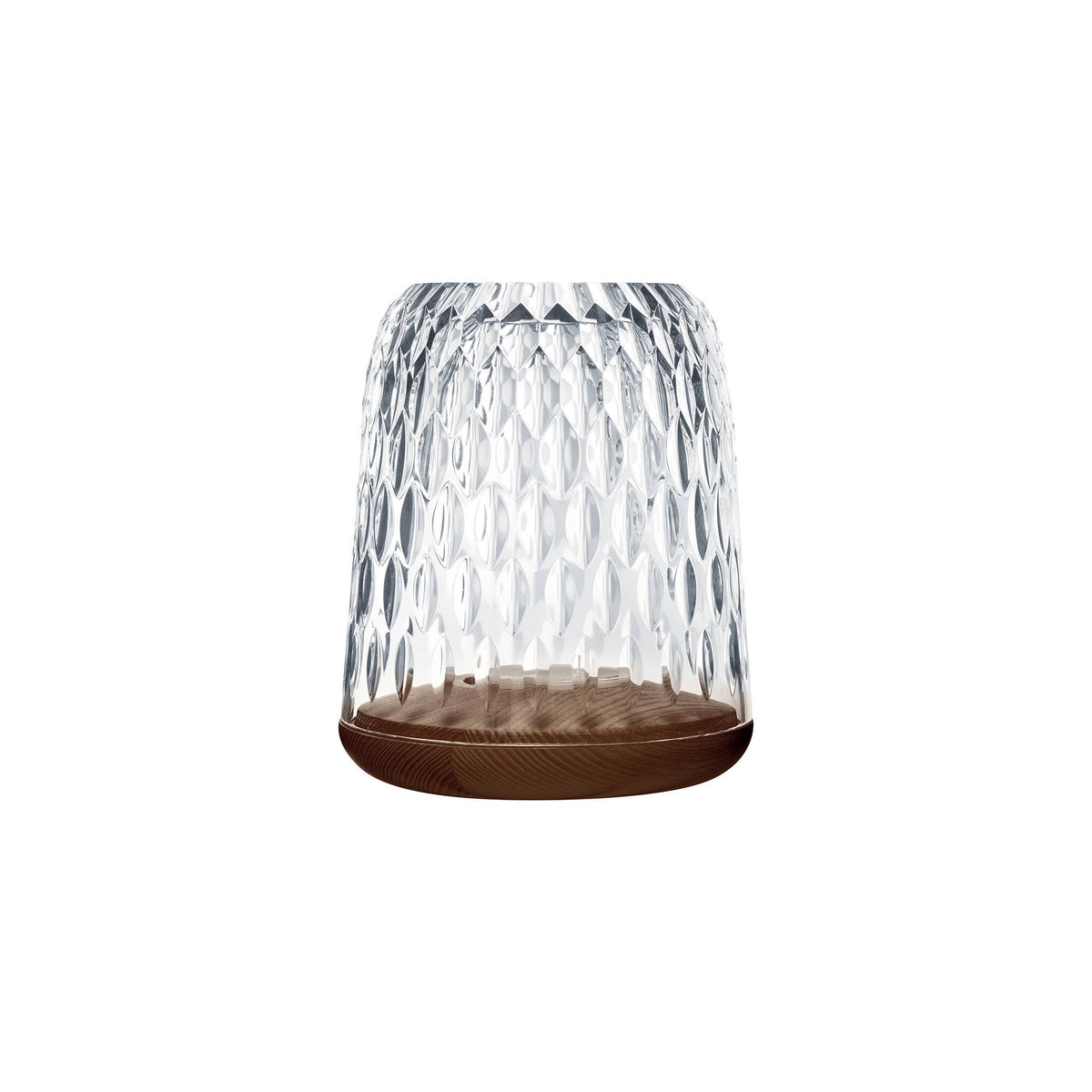 Saint-Louis Folia Photophore, Large, Dark Wood