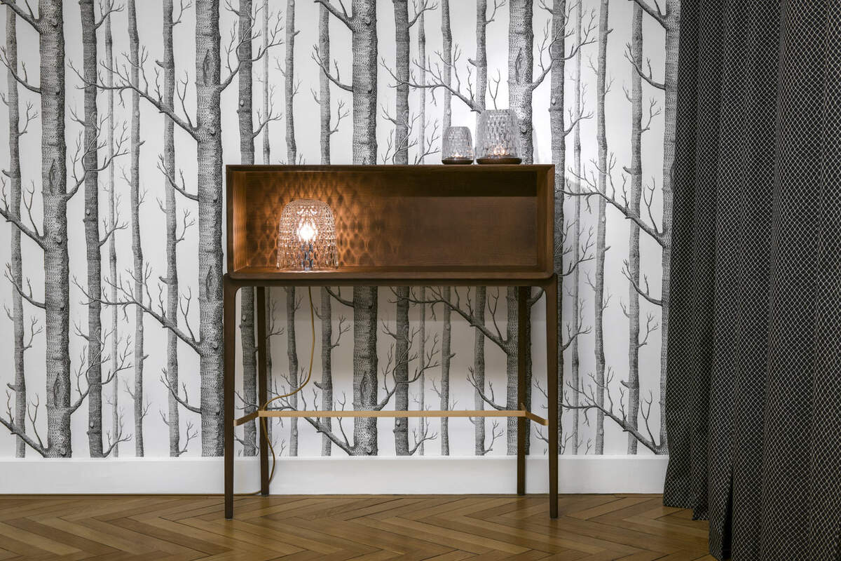 Saint-Louis Folia Photophore in a styled lifestyle setting