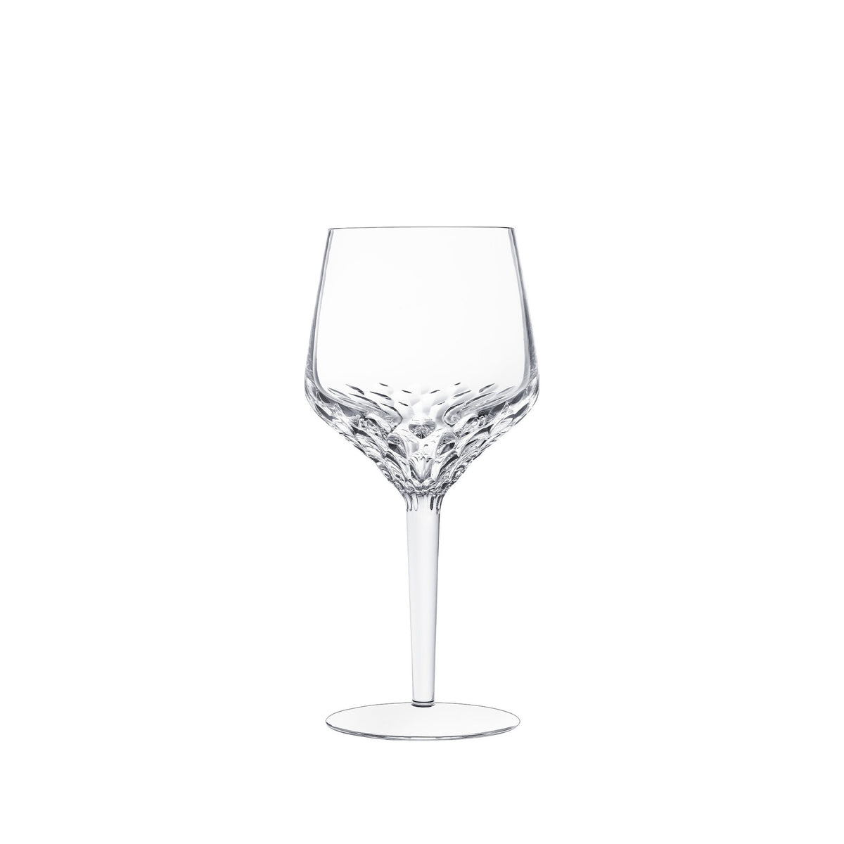 Saint-Louis Folia Water Glass #2 on a white background