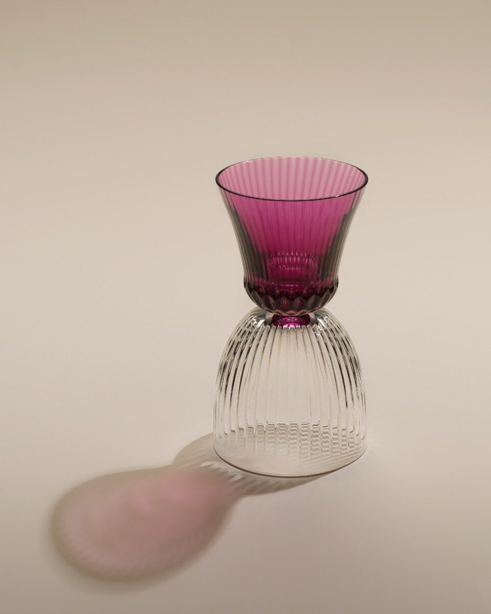 Saint-Louis Les Endiablés crystal collection in a styled lifestyle setting