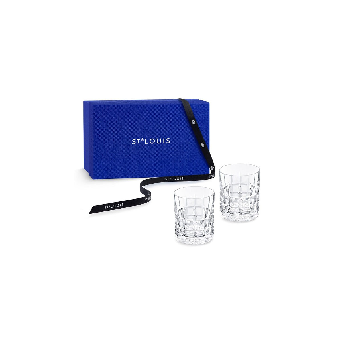 Saint-Louis Manhattan Double Rock Glasses, Set of 2, view 2