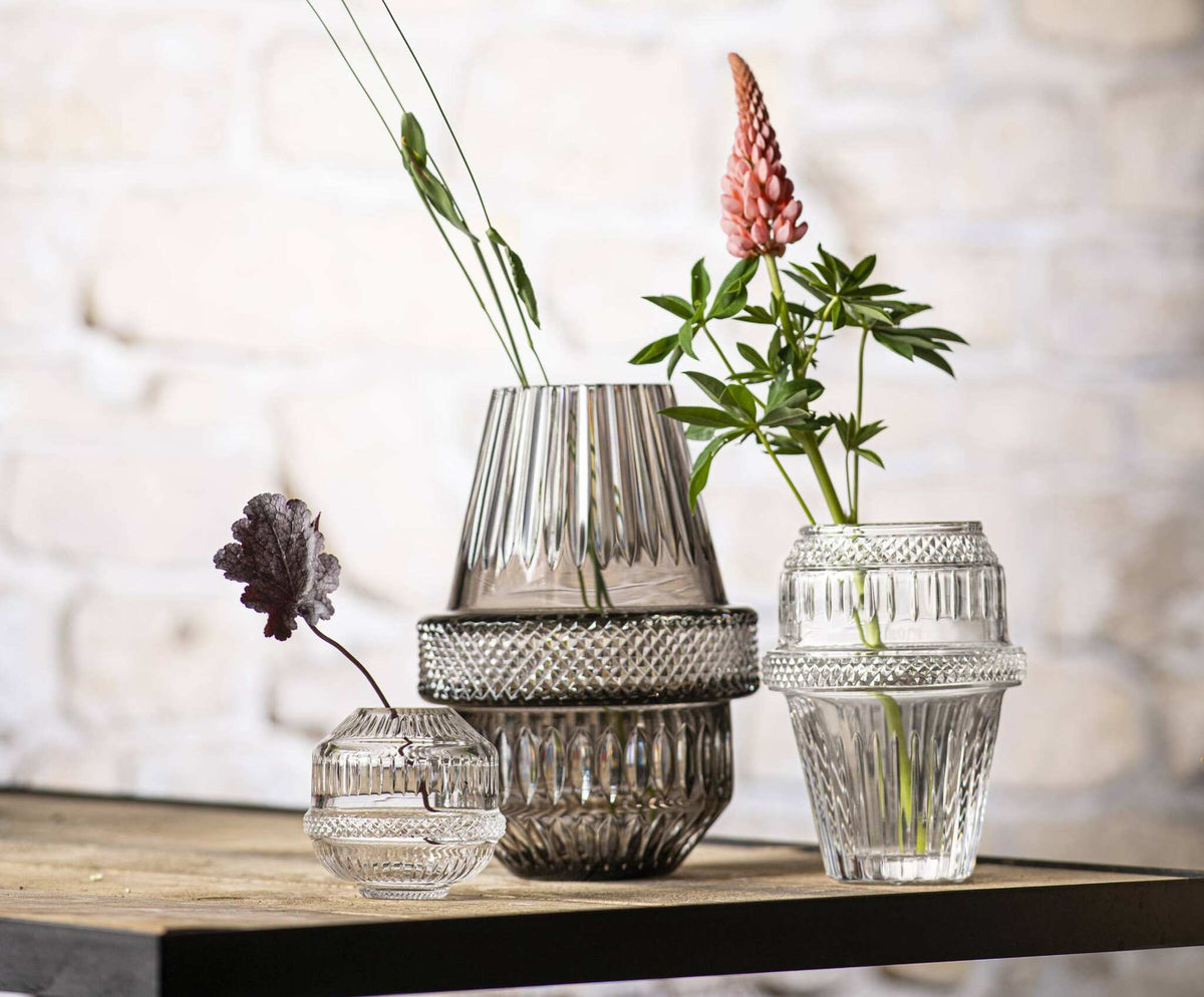 Saint-Louis Matrice Vase in a styled lifestyle setting
