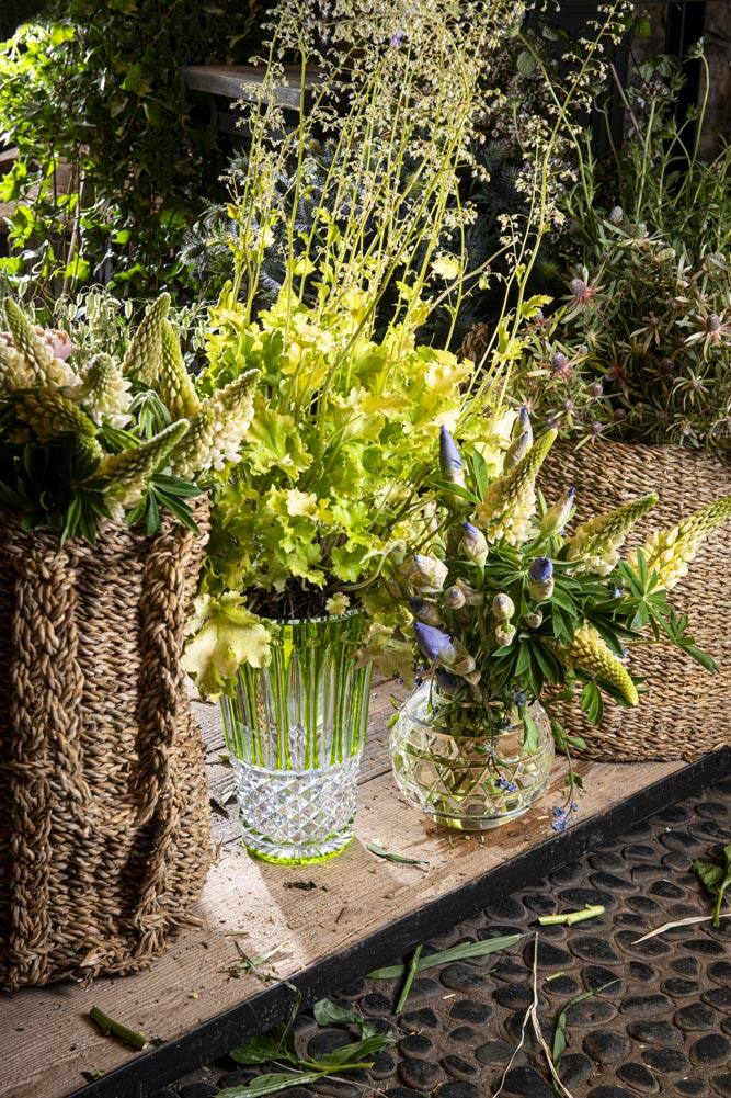 Saint-Louis Royal Vase in a styled lifestyle setting