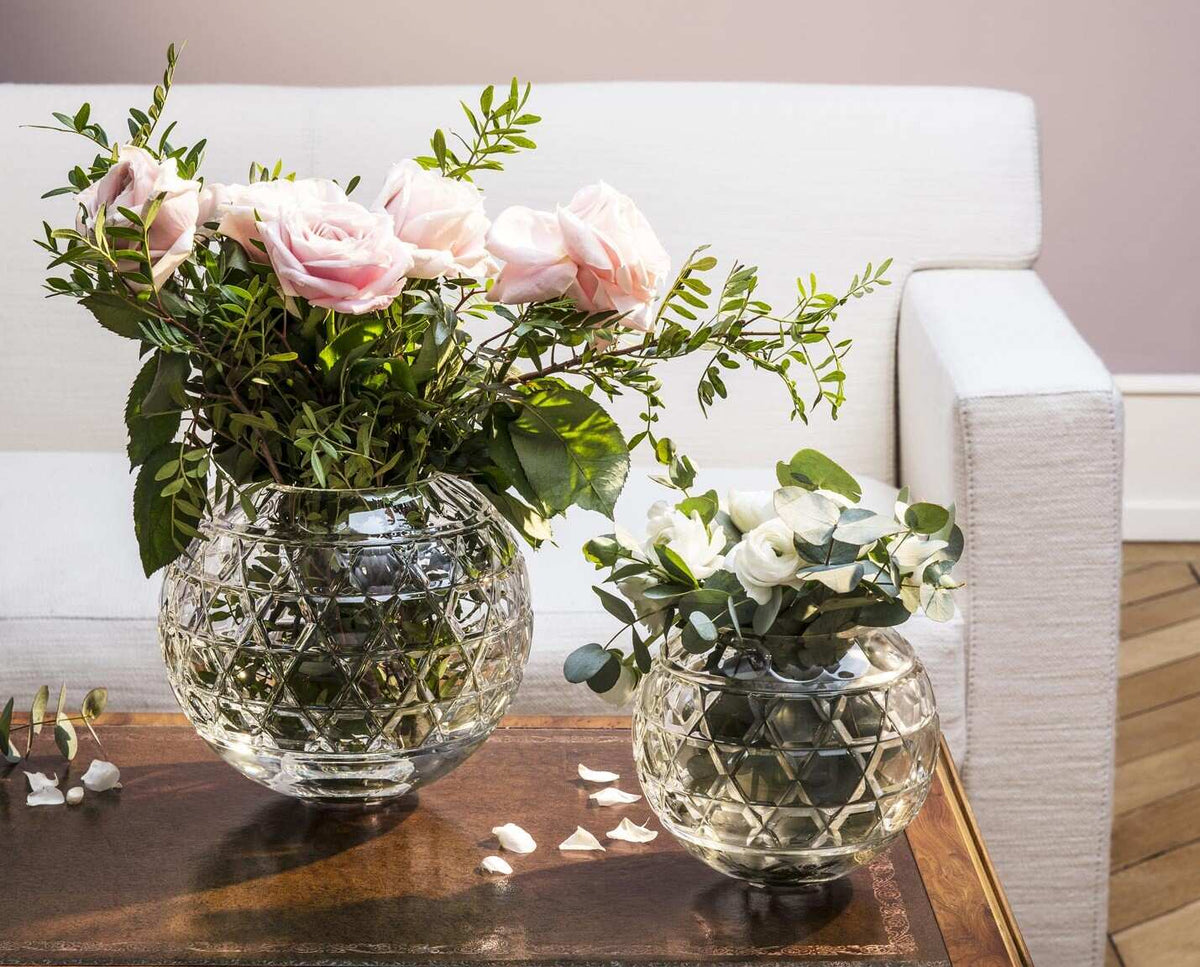 Saint-Louis Royal Vase in a styled lifestyle setting