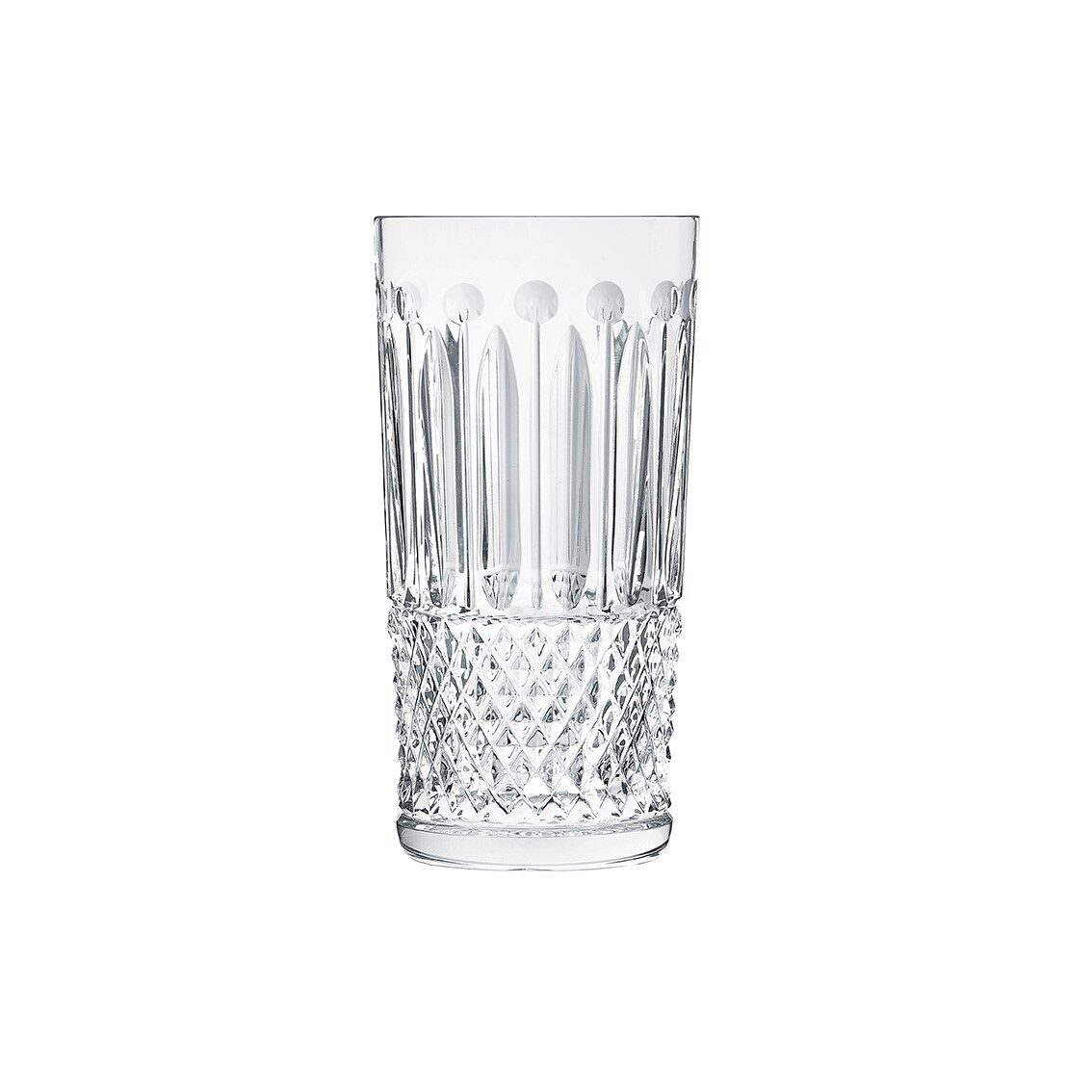 Saint-Louis Tommy Highballs, Set of 2 on a white background