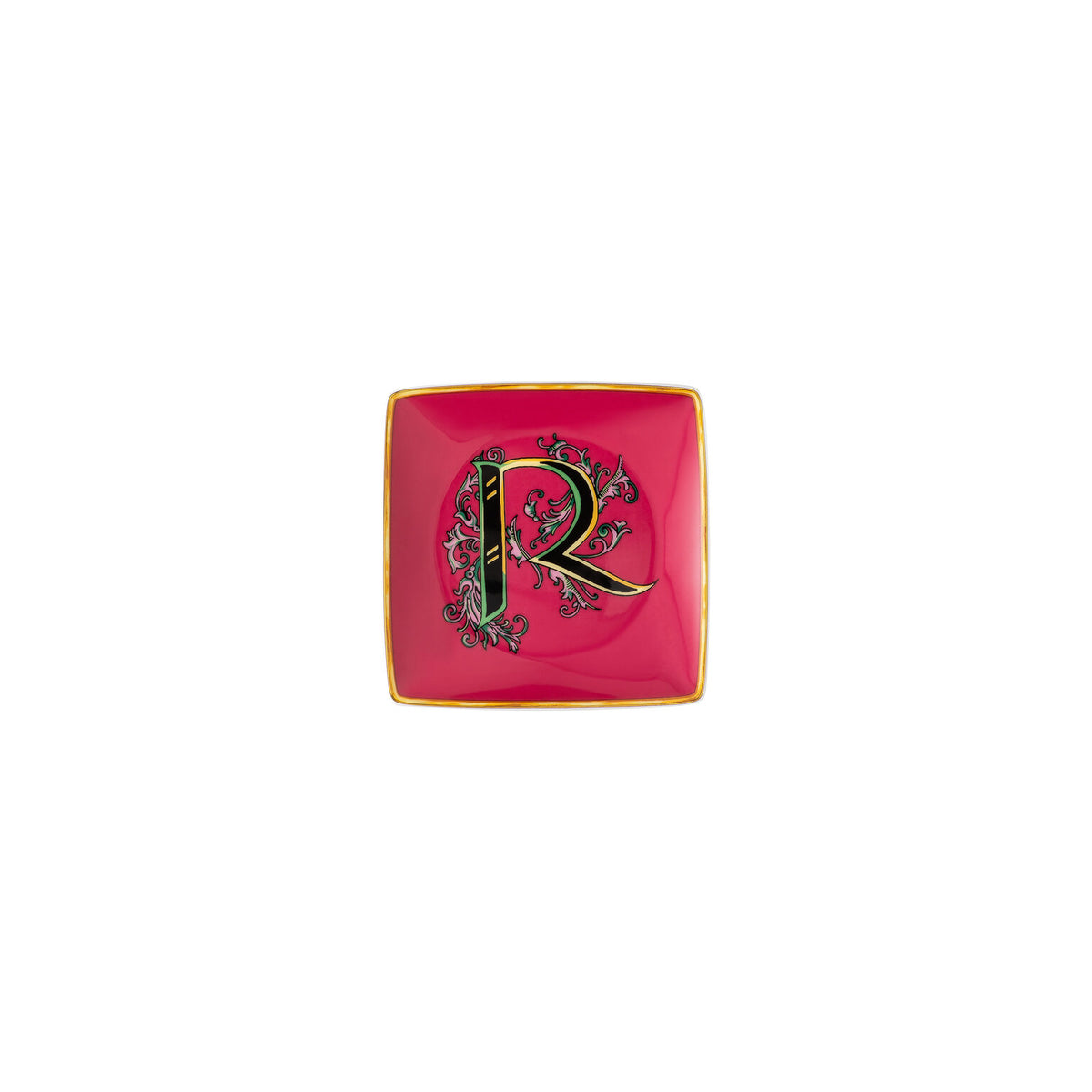 Versace Alphabet Canape Dish, 4 3/4 in, Square – R