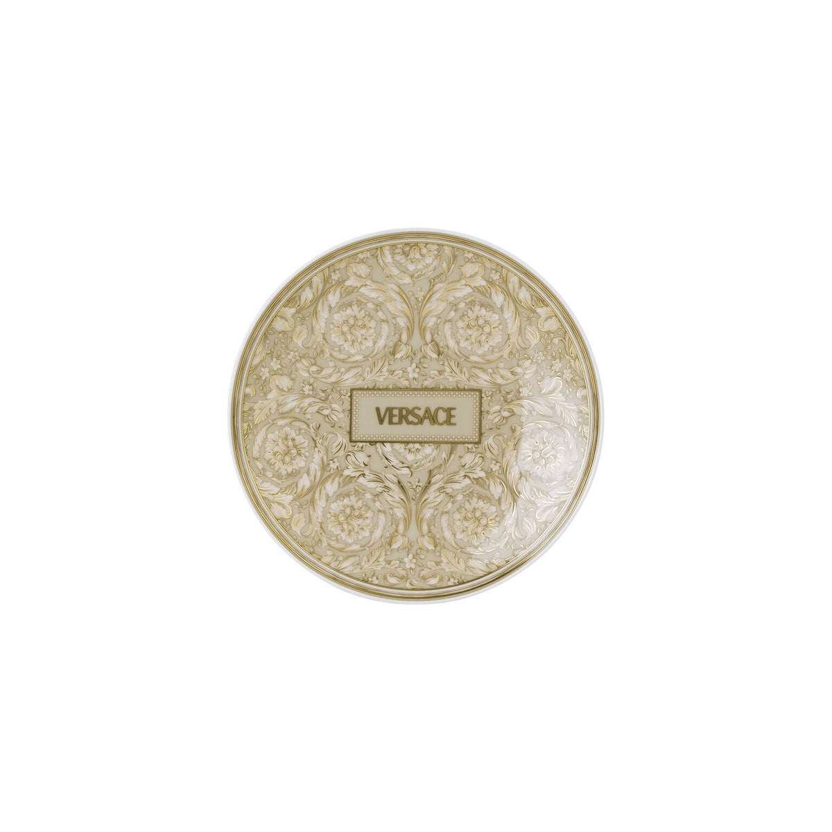 Versace Barocco Beige Bread & Butter Plate, 6 2/3 in