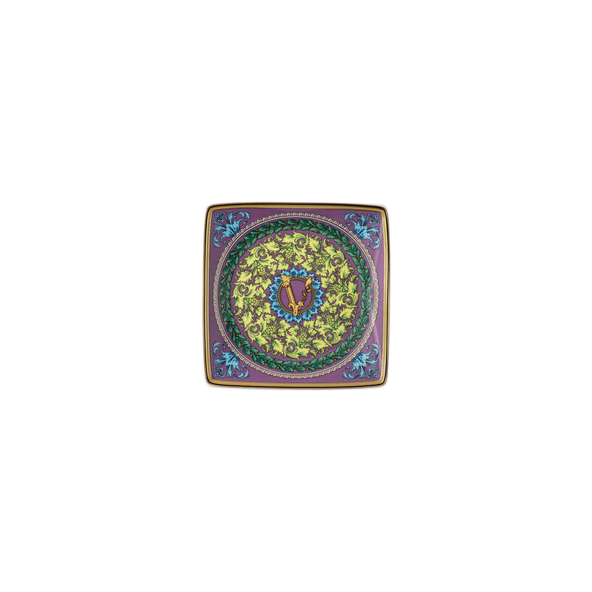 Versace Barocco Mosaic Canape Dish, 4 3/4 in, Square