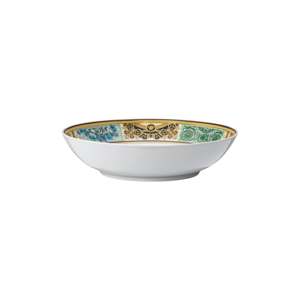 Versace Barocco Mosaic Rim Soup, 8 2/3 in, view 2