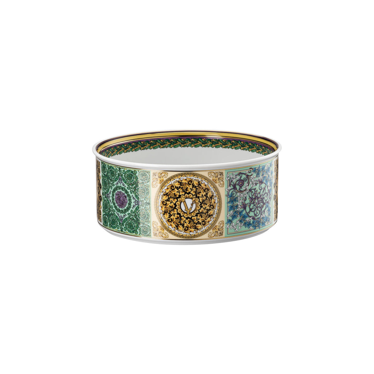 Versace Barocco Mosaic Vegetable Bowl, Open, 7 1/2 in