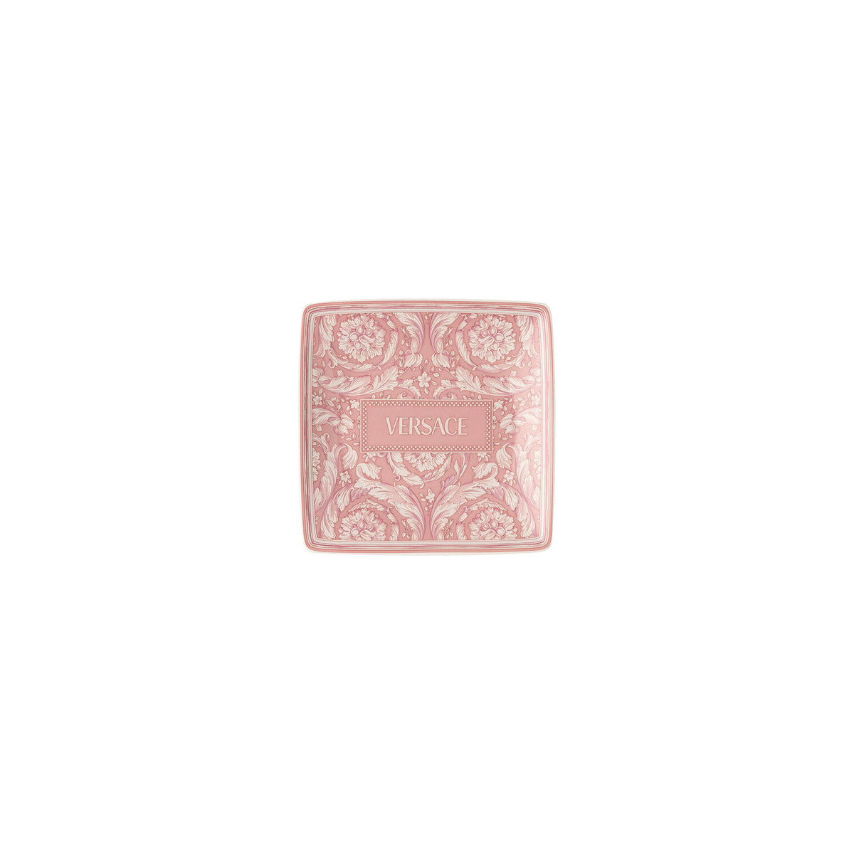 Versace Barocco Rose Canape Dish, 4 3/4 in, Square
