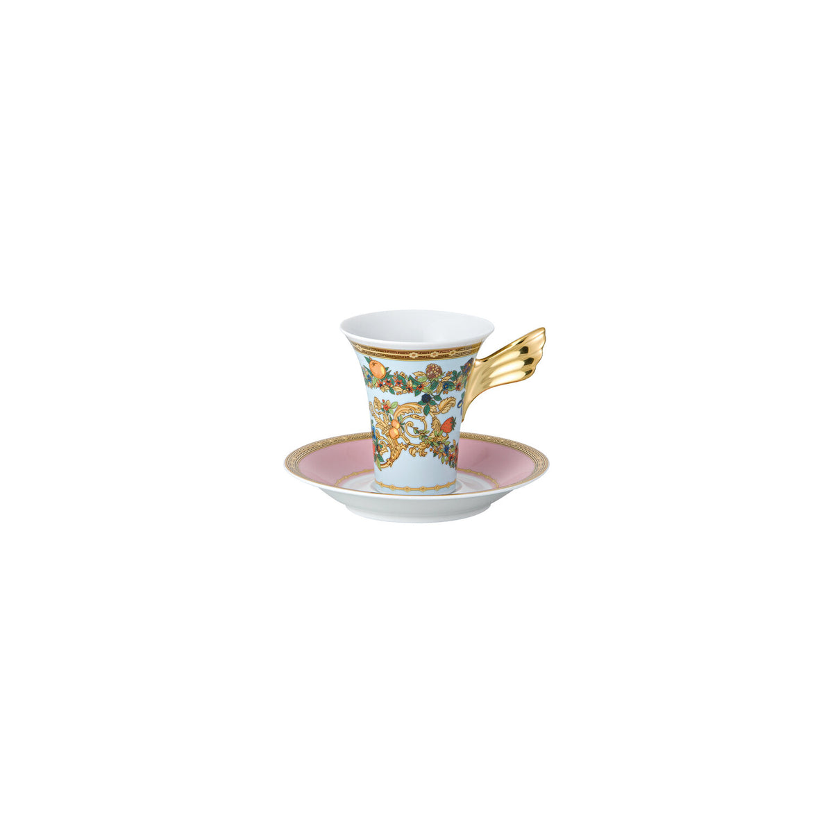 Versace Butterfly Garden A.D. Cup & Saucer, 3 oz