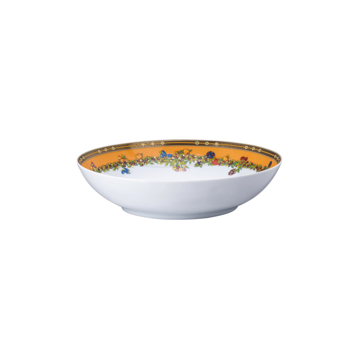 Versace Butterfly Garden Rim Soup, 8 2/3 in, Coupe, view 2